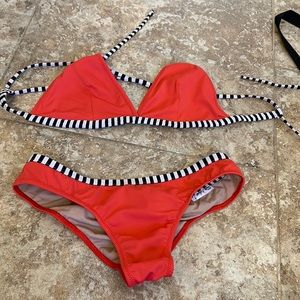 No strings attached bikini top